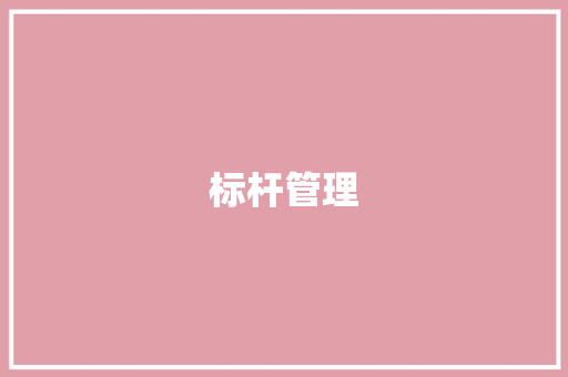 标杆管理