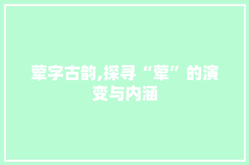 荤字古韵,探寻“荤”的演变与内涵
