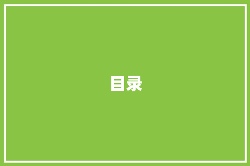 目录 应用文
